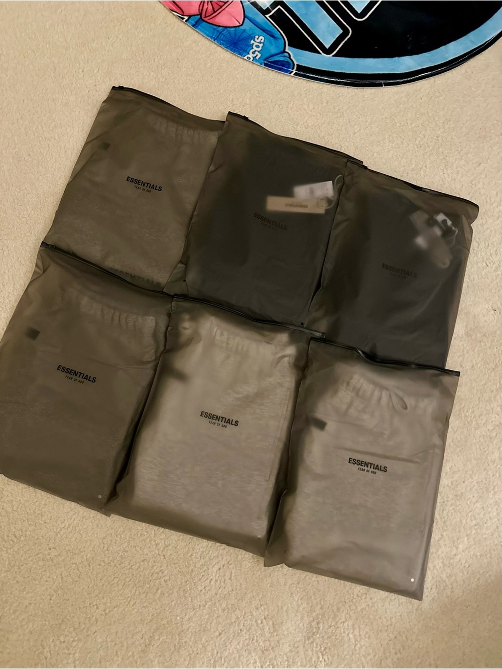 Essentials Sweatshirt Bundle in Black and Taupe - Pack of 6